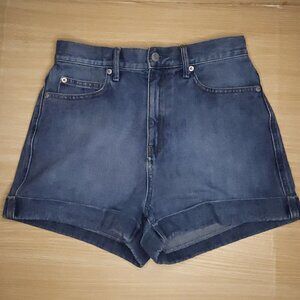 Gap Womens Super High Waisted Denim Shorts 26